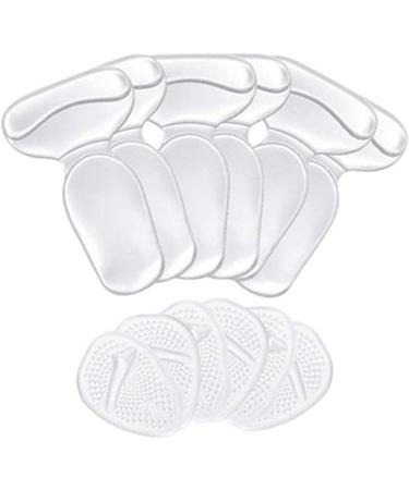 Forefoot Heel Pads - Silicone Transparent Thickened Shock Absorption Waterproof & Wear Resistant Cushion for Maximum Comfort - Buy Online on GoSupps.com