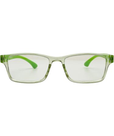 Buy LHSDMOAT Blue Light Filter Glasses for Kids - Block Blue Light Rectangular Frame - Gray/Green Gaming & Computer Glasses - Buy Online on GoSupps.com