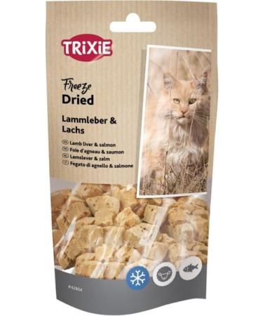 Trixie Freeze Dried Lamb Liver & Salmon | Pack of 3 | 3 x 25g | Complementary Food for Cats | Freeze-Dried Snack | Suitable - Buy Online on GoSupps.com