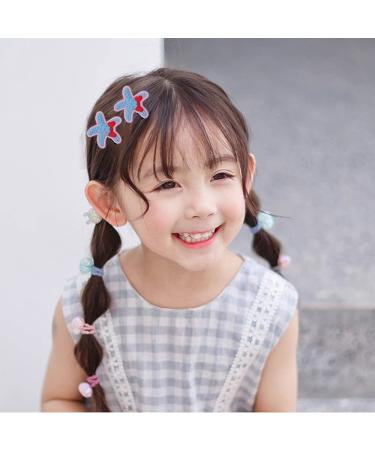 28 Cute Cartoon Mini Hair Clips for Girls - Baby Hair Accessories in Pink | International Shipping Available - Buy Online on GoSupps.com