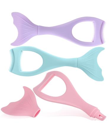 SOESFOUFU Eyelash Tools 3pcs Eyeliner Auxiliary Artifact Volume Mascara Cosmetic Mascara Shield Makeup Mascara Tool Mermaid