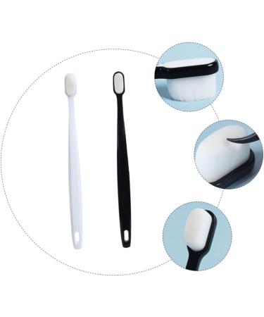 Minkissy Soft Toothbrush - Gentle Oral Hygiene Gift for Sensitive Gums | 2-Pack Rubber Toothbrush for Tooth Care Lovers - Buy Online on GoSupps.com