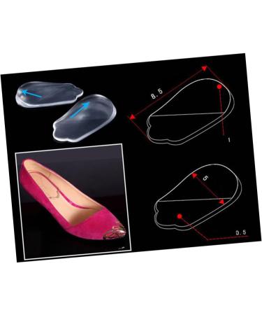 FRCOLOR Child Heel Pads - Non-Slip Shoe Lift Insoles for X Legs | Size 2 Cushioned Support - Buy Online on GoSupps.com