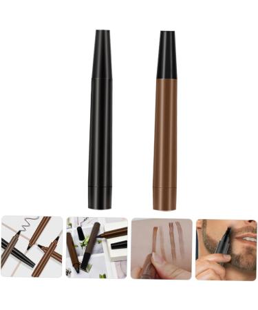 Healeved 2pcs Microblading Eyebrow Pen Microblade Eyebrow Pen Beard Pencil Filler for Men Brow Pencil Plastic - Buy Online on GoSupps.com