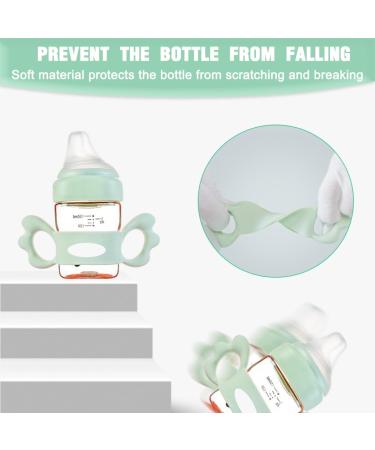 Ingjia Silicone Baby Bottle Handles - 3 Pack | Wide Neck Grip for Small Hands | Comfortable & Durable - Buy Online on GoSupps.com