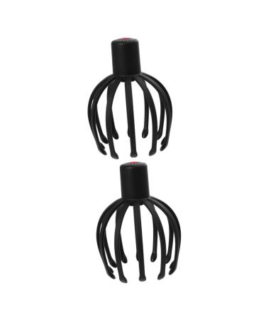 Gleavi 2 pieces scalp massage device Shampoo brush hair scalp massage clerk Head massager electrical scalp washer scalp peeling hair washers head massage device