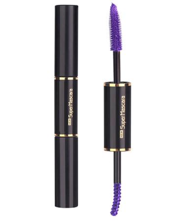 Mascara Multicolor Waterproof Mascara Long Lasting Sweatproof Volume Mascara Eye Makeup (Purple)