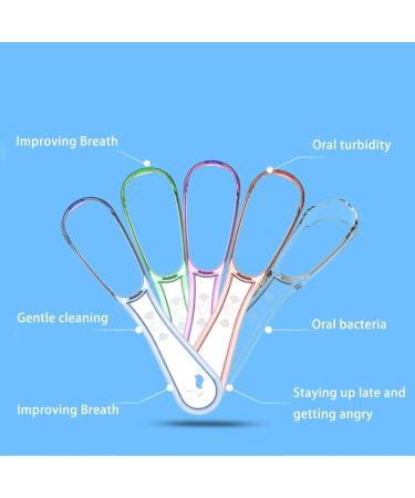 Bokioesde Tongue Cleaner Set - 4-Piece Reusable Tongue Scrapers & Hygiene Brushes for Kids - Travel-Friendly Unisex Oral Care Tool - Buy Online on GoSupps.com