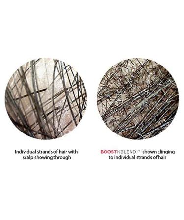 Boost N Blend Medium Brown Female Hair Thickening Fibers - Vegan Scalp Concealer and Hair Filler for Thinning Hair (25g) - Buy Online on GoSupps.com