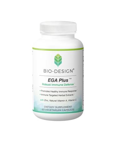 Bio-Design - EGA Plus - Robust Immune Support with Zinc Natural Vitamin A & Vitamin C (60 Capsules)