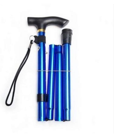 Walking Stick Folding Cane Crutches Foldable Stick Booster Ultralight Trekking Pole Telescopic Walking Stick Outdoor Travel Aluminum Crutches Bathing in Sunlight