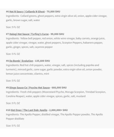 Hot Ones Season 18 10-Pack Hot Sauce Set - Spicy & Flavorful Collection - Buy Online on GoSupps.com