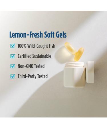 Nordic Naturals Ultimate Omega-D3 Lemon Flavor - 90 Soft Gels - 1280 mg Omega-3 + 1000 IU Vitamin D3 - EPA & DHA - Promotes Brain Heart & Immune Health - 45 Servings Lemon 90 Count (Pack of 1) - Buy Online on GoSupps.com