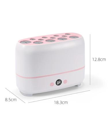Buy Makeup Brush Cleaner - Automatic 12-Hole Washing Tool | Pink Brush Cleaner for Effortless Makeup Maintenance - International Shipping Available - Buy Online on GoSupps.com