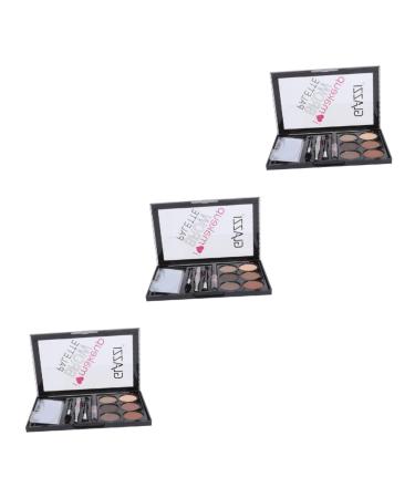 Beavorty 3 Sets Eyebrow Powder Set Beauty Tools Flash Suit Cosmetic Supply Eyebrow Stickers Eyebrow Pencil