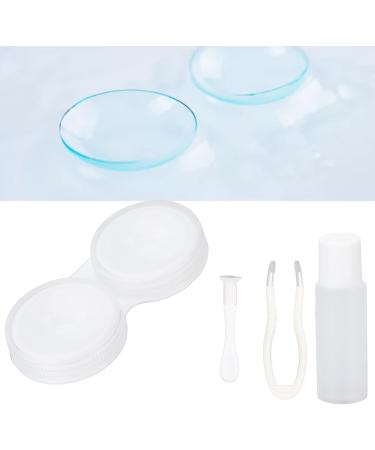 Contact Lens Travel Case Set with Care Fluid Bottle - Mini Etui with Tweezers & Storage for Soaking Lenses - Buy Online on GoSupps.com