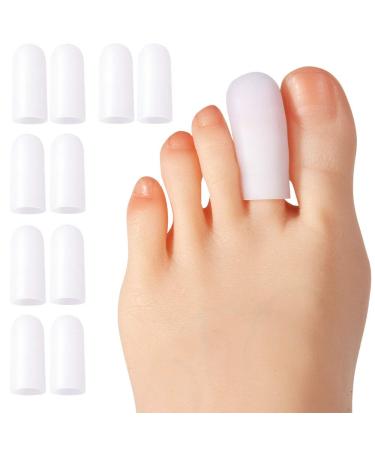 Gel Toe Protector Cap Prevent Calluses Corn blisters Hammer Toe (10 Pack) Soft Toe Covers Prevent Bunions and Other Toe Problems Toe Sleeves
