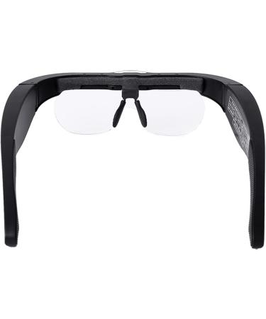 Head-Magnifier Glasses with 2 LED Lights USB-Charging Magnifying Eyeglasses for Reading Jewelry Craft Watch Repair Hobby Hands Free Magnifier for Reading Books Small Gift - Buy Online on GoSupps.com