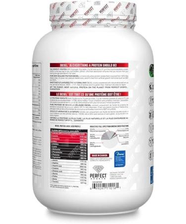 DIESEL New Zealand Whey Prot ine Isolate Nourri l'Herbe/Stevia Sucr /Aromatis au Beurre d'Arachide au Chocolat 908 g - Buy Online on GoSupps.com