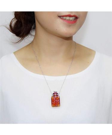 Buy 1PC Essential Oil Bottle Pendant Necklace | Perfume Diffuser Jewelry for Women - Unique Gifts - Buy Online on GoSupps.com