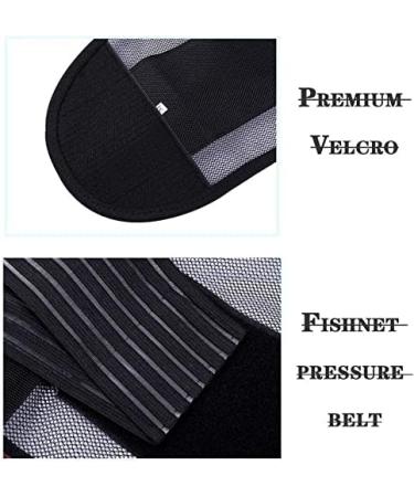 XXL Black Stabilizing Support Belt for Lower Back Pain Relief - Ideal for Sciatica Spinal Stenosis & Scoliosis - Adjustable Lumbar Support - Buy Online on GoSupps.com