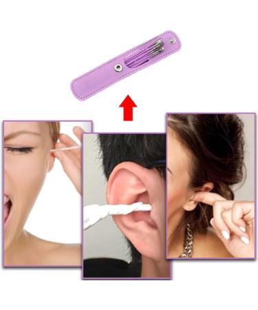 6-Piece Ear Pick Earwax Removal Kit with Leather Storage Case - Ear Cleaning and Care Tool Set - Buy Online on GoSupps.com