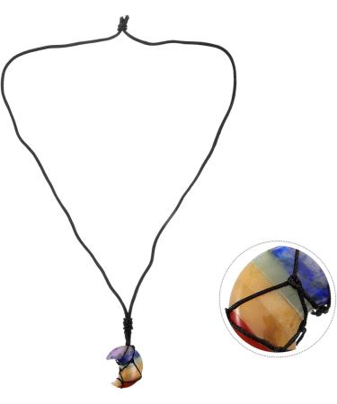 COLLBATH Net Pocket Crystal Necklace Necklaces Crystal Pendant Simple Jewelry Miss Crystal Stone Collar - Buy Online on GoSupps.com