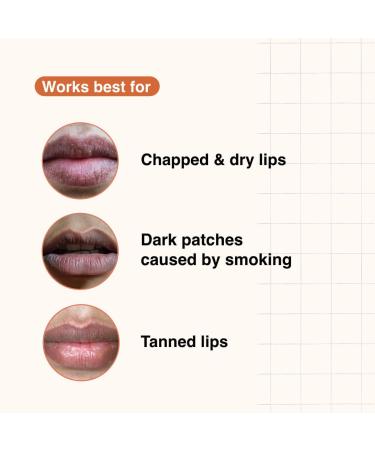 Lightening Lip Scrub - Brighten & Exfoliate with Walnut Shell Beetroot & Carrot | Dual Action Tan Reducer for Men & Women | All Skin Types - 7g - Buy Online on GoSupps.com