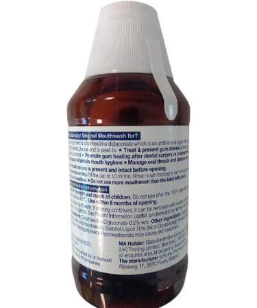 Corsodyl Original Mouthwash 300ml - Pack of 1 | Chlorhexidine Formula - Buy Online on GoSupps.com