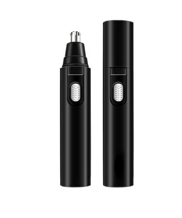 Nose Hair Trimmer Rechargeable Ear And Nose Hair Trimmer - 2024 Professional Painless Eyebrow And Hair Trimmer For Men And Women Powerful Motor And Double Edged Blades For Smooth Cutting Black