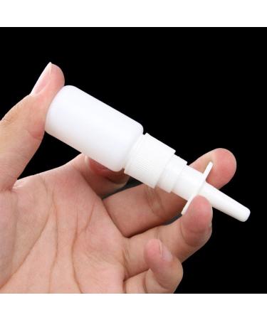 Tiuimk 20ml (2pcs) White Spray Bottles - Perfect for Travel Use Nasal Spray and More - Buy Online on GoSupps.com