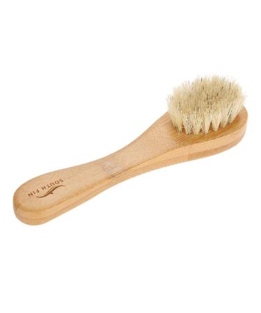 Face brushes for cleaning and peeling soft bristle wooden handle facial treatment scrubbing skin cleaning scrubber brush for men women - Buy Online on GoSupps.com