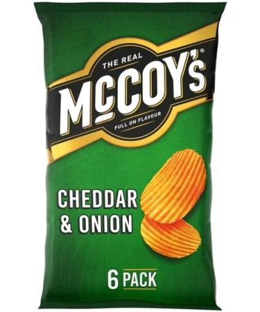 Crisps Bundle with McCoys Cheddar & Onion Multipack Crisps 6 Pack 25g Flame Grilled Steak Multipack Crisps 6 Pack 25g and Salt & Malt Vinegar Multipack Crisps 6 Pack 25g (3 Pack) - Buy Online on GoSupps.com