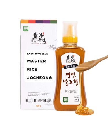 KANG BONG SEOK, Master Rice Jocheong I Korea Food Master I Sugar Free Sweetener I Rice Syrup I Grain Syrup I Barley Malt Syrup I Cooking Sauce Seasoning I Pancake Syrup I 17 Oz.