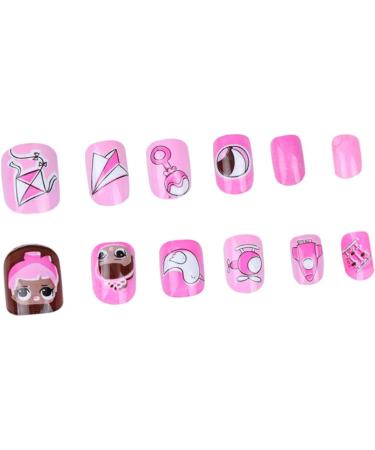 POPETPOP Children Fake Nail 3 Sets Kids False Nail Kids Art Fake Nail Nail Stickers Nail Art Decals Colorful Kids Nail Stickers Child Cartoon Fake Nail Patch Cartoon Nail Art Sticker - Buy Online on GoSupps.com