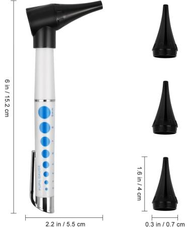 Healifty Otoscope with Light - Portable Diagnostic Ear Care Device for Children Adults & Pets | Includes 4 Covers | No Battery Required - Buy Online on GoSupps.com