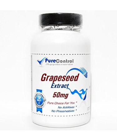 Grapeseed Extract 50mg // 200 Capsules // Pure // by PureControl Supplements