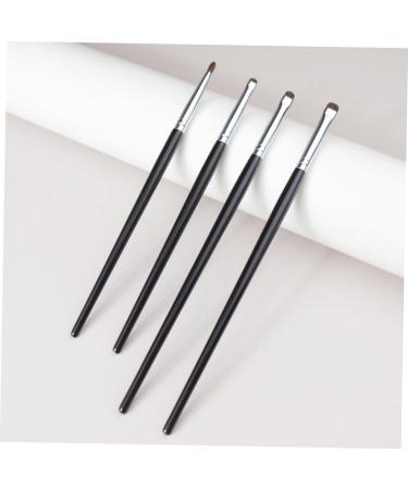 BIUDECO 4pcs Black Eyeliner Precision Brush Horse Hair Women Makeup Tools Eye Makeup Kit - Buy Online on GoSupps.com