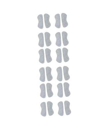 FOMIYES 12 Pairs Post After Suede Silicone Liners Gold Shoes for Women Heels Womens Pumps Silicone Gel Leather Heel Grips Boots for Women with Heel Ash Tray Women's Shoes Anti Drop Heel