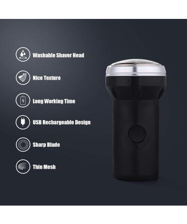 Travel Men's Mini Electric Shaver - Rechargeable Pocket Size Beard Shaver - Ultra Light & Ideal for International Use - Buy Online on GoSupps.com
