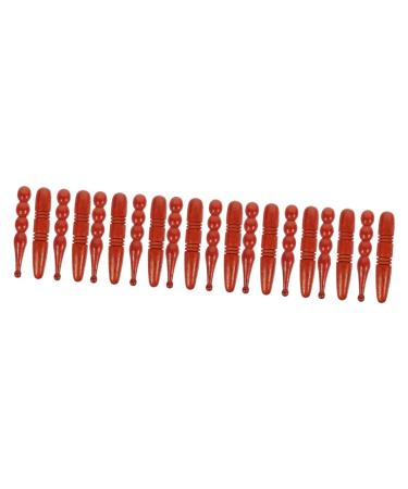Minkissy 20 pieces of acupuncture rod massage tools puncture sticks foot massager shaking massager foot massager for feet portable massage device foot massage tool acupuncture sticker wood