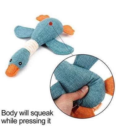 Vitscan Dog Toys for Aggressive Chewers Indestructible Large Breed and Squeaky Goose for Large Small Medium Dogs Blue - Buy Online on GoSupps.com