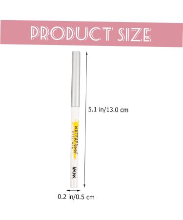 BELLIFFY 5pcs White Lying Silkworm Pen Highlighter Pen Eyeshadow Pencil Eyeshadow Crayons Eye Makeup Tools Makeup Pen Eye Shadow Makeup Cosmetics Eye Shadow Cosmetics Eye Shadow Pen - Buy Online on GoSupps.com