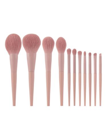 Makeup Brushes Set Synthetic Hair Professional Make Up Brush for Eyeshadow Foundation Powder Eyeliner Eyelash Pink