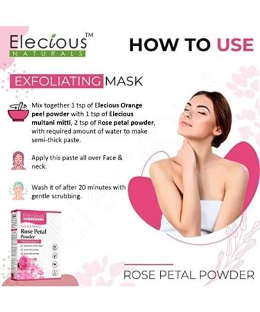NIGHT Pure Rose Petals Powder for face and skin 200 grams - Buy Online on GoSupps.com
