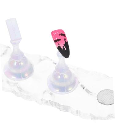 DRESSOOS 2 Sets Manicure Practice Base Nail Display Holder Nail Art Stand Press on Nails Display Holder Nail Tip Holders Nail Stands Show Rack Fake Nail Holder Fairy False Nails Acrylic - Buy Online on GoSupps.com