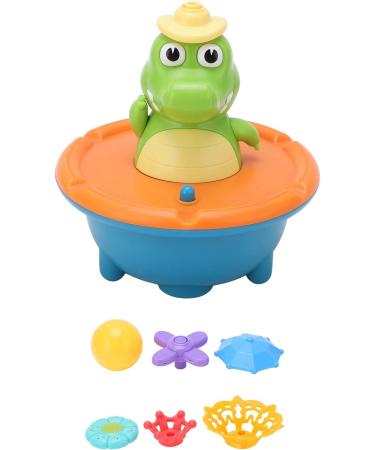 Fountain Crocodilian Bath Toy - 5 Modes, Unique Design, Adorable Gift for Toddler - Orange - Buy Online on GoSupps.com