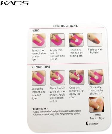 KADS 26pcs/set Professional Manicure Finger Nail Art Case Design Tips Cover Polish Shield Protector Tool - Buy Online on GoSupps.com