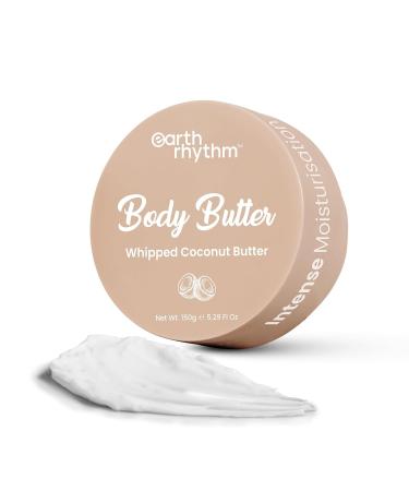 Ear.th Rhythm Coconut Body Butter for Intense Moisturization Fights Skin Dehydration Keep Skin Plump & Nourished Men & Women - 150 gm