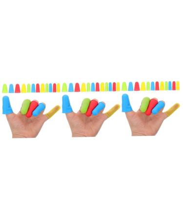 FRCOLOR 36 Pcs Silicone Finger Cot Household Finger Protector Silicone Finger Cover Finger Small Finger Cot Multi-Function Finger Protector Non-Slip Finger Cot Reusable Finger Cover